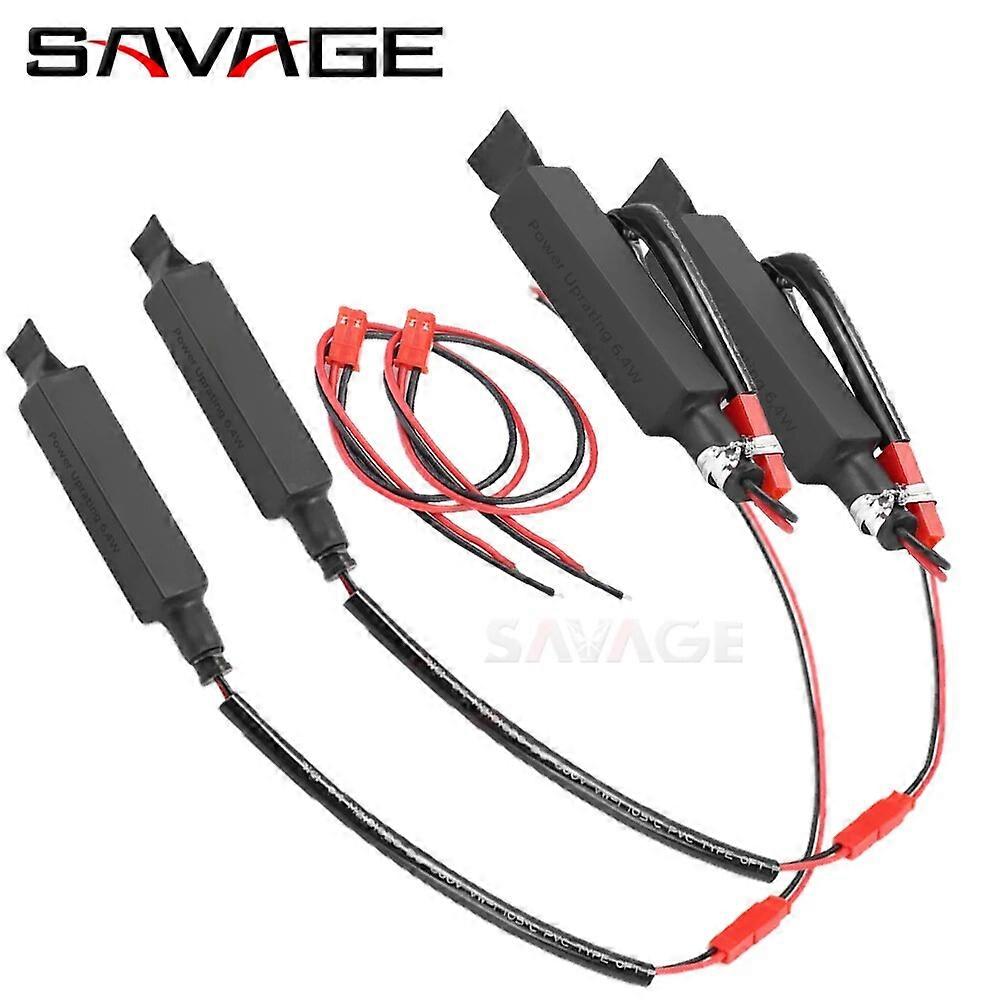 1 Pair 2Pcs 12v 64w Motorbike Power Load Decoding Resistors Accessories For Motorcycle LED Turn Signal Indicator Light Kits