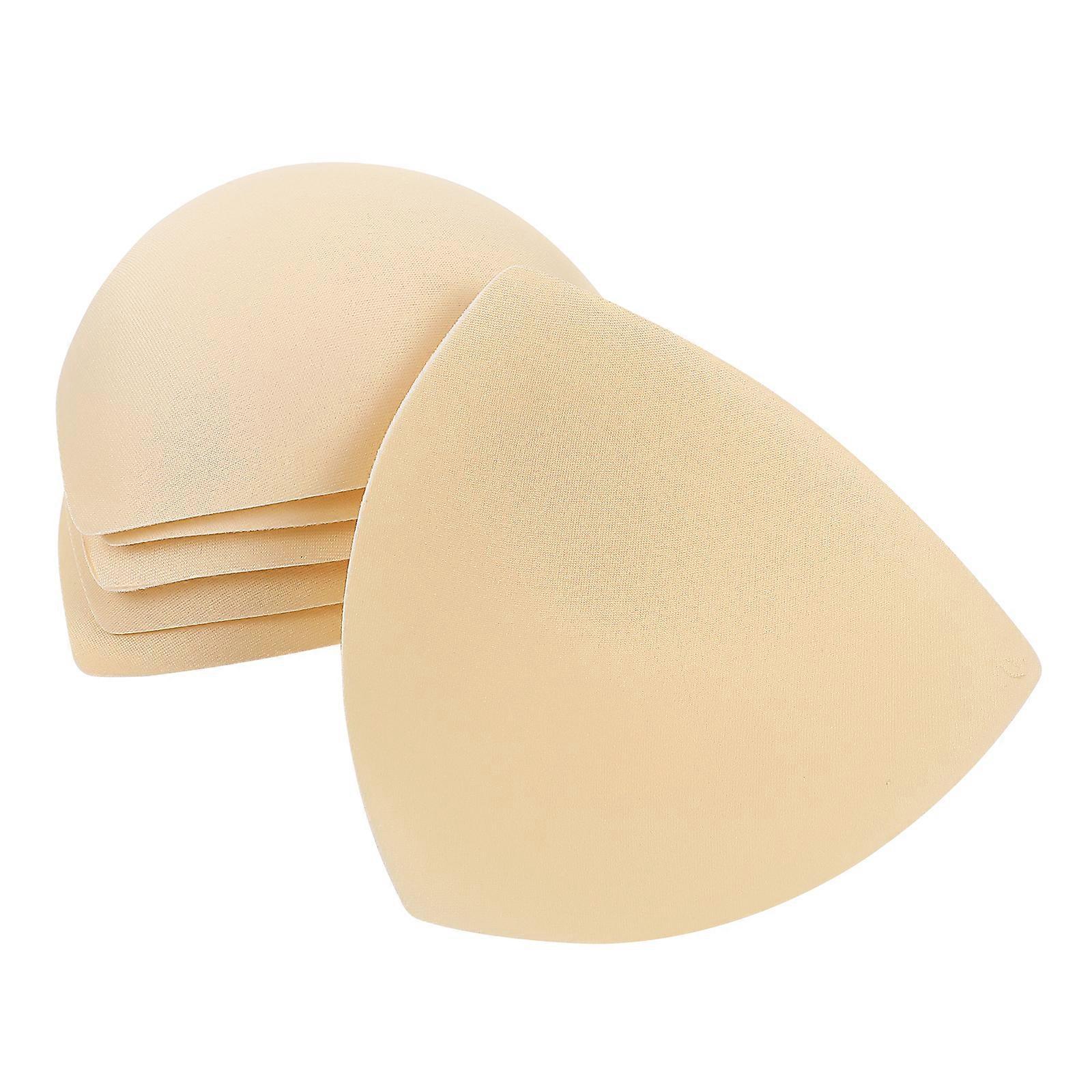 FENICAL 3 Pair Womens Removable Bra Cup Inserts Replacement Liner Pads (Skin-Color)