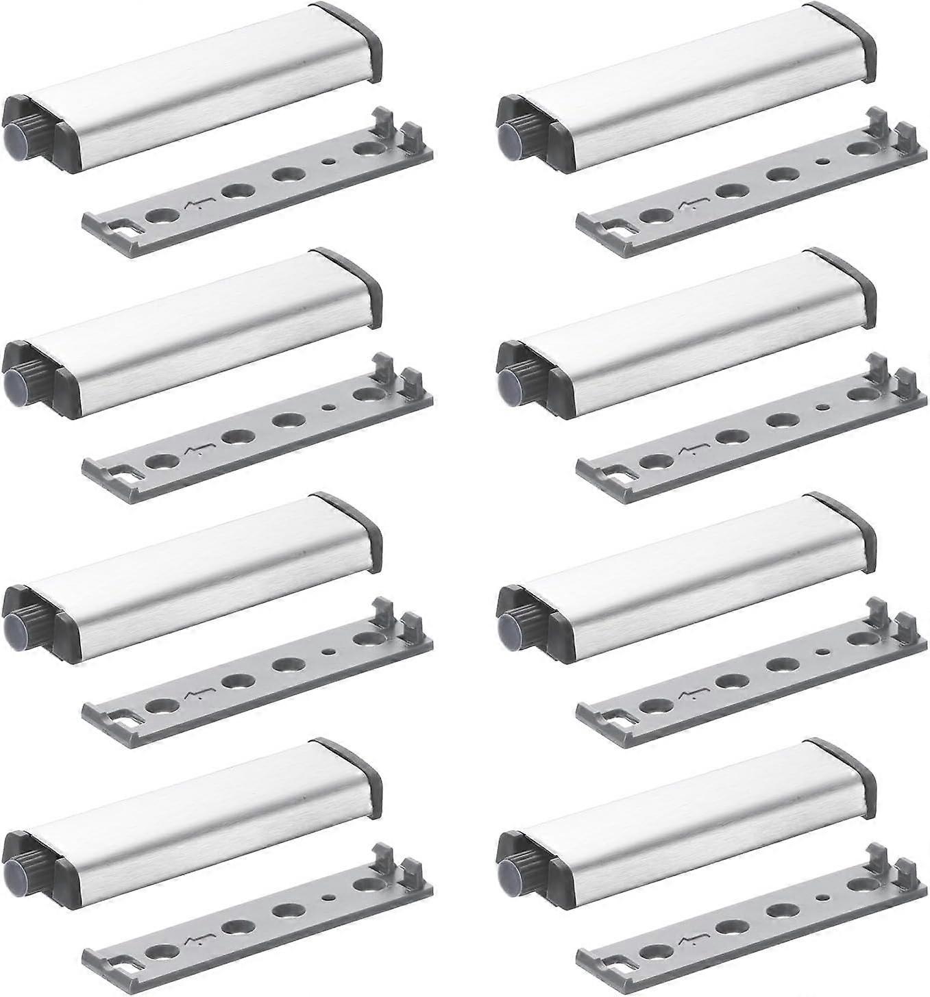 Non-Magnetic Push Latches,Push to Open Door Latch, Non-Magnetic Touch Latches for Wardrobe, Door, Cupboard Drawers