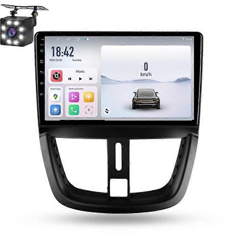 For Peugeot 207 CC 2006 - 2015 2 Din Android Car Radio Multimedia Video Player Carplay Audio