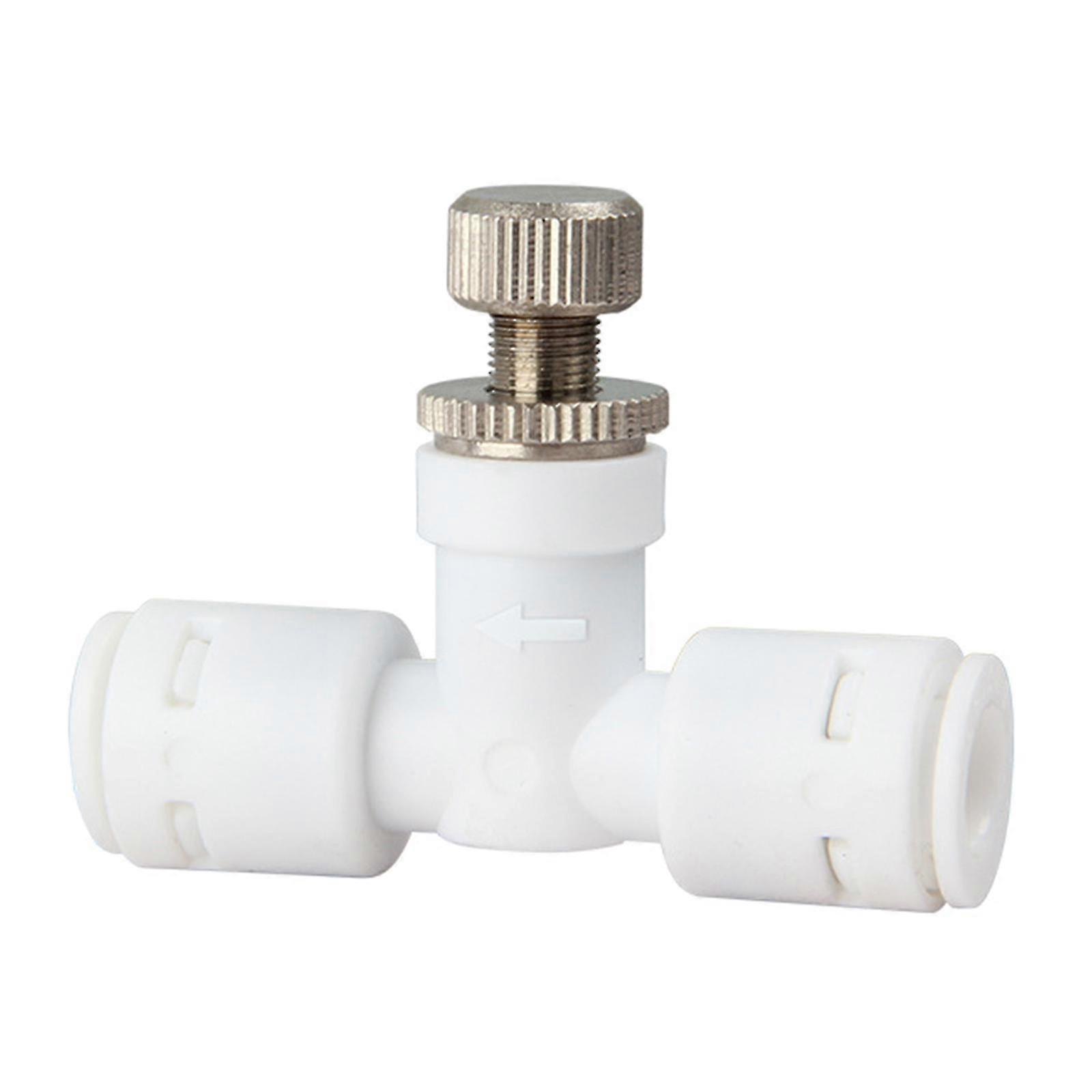 Upgrade Water Valve Micro-adjust Water Flow Regulator 1/4" Fast Connection
