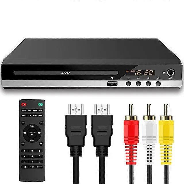 High Quality High-defination 1080p Home Box For Tv All Region Free Dvd Cd-discs Player Av-output Built-in Mic-port