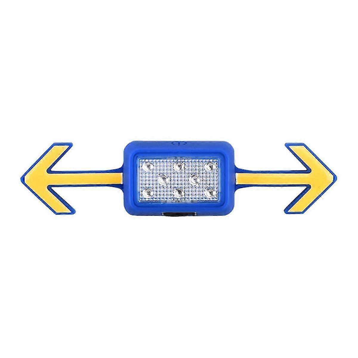 Bicycle Helmet Light Taillight Rechargeable Turn Signals Light Wireless Remote Mountain Road Bikes Scooter Part Blue