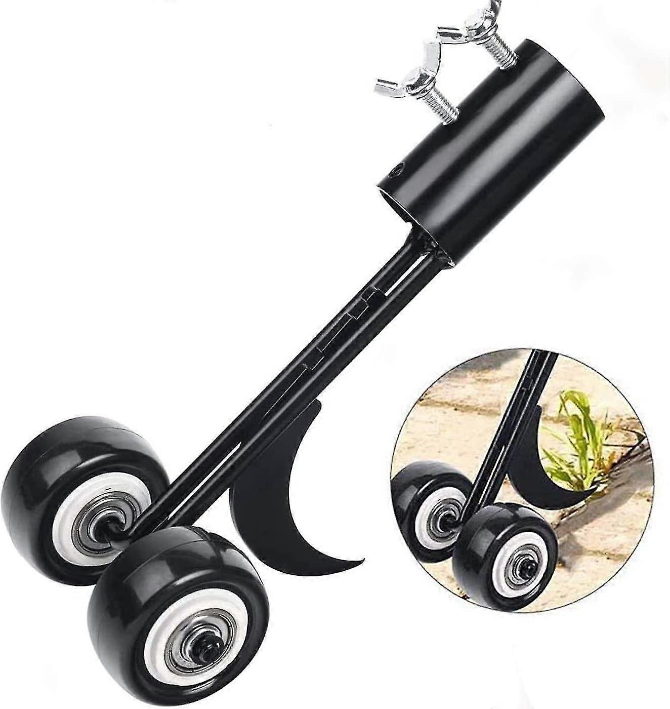 Patio Weed Tool With Wheels, Garden Weed Tool, Kneeling Free Weed For Cleaning Between