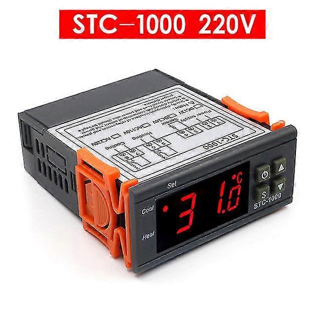 Stc-1000 stc 1000 led digital thermostat for incubator temperature controller thermoregulator relay heating cooling 12v 24v 220v