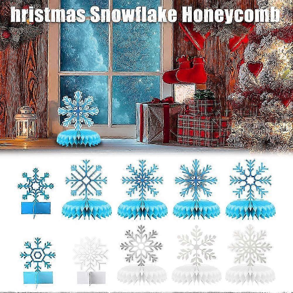 Christmas Snowflake Honeycomb Centerpieces Tables Ornament Party Decoration