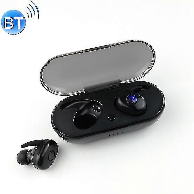 hmwy-l11 tws bluetooth 5.0 wireless headset with charging box(black)