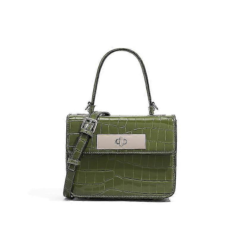 messenger bag leather crocodile design handbag