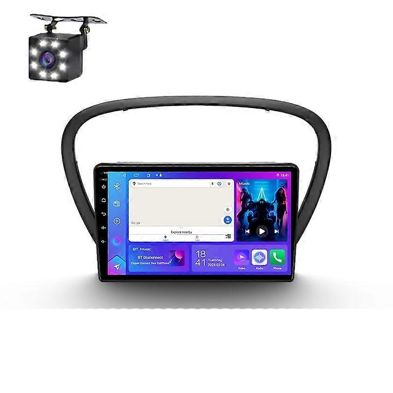 For Peugeot 607 2004 - 2010 Car Multimedia Radio Carplay Navigation Android Auto GPS
