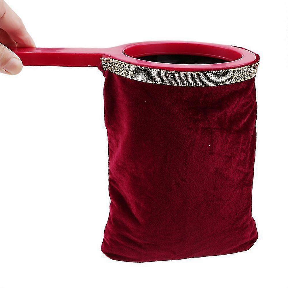 Change Bag Zipper Red Changing Silks Sponge Balls Magic Trick Changing Accessory