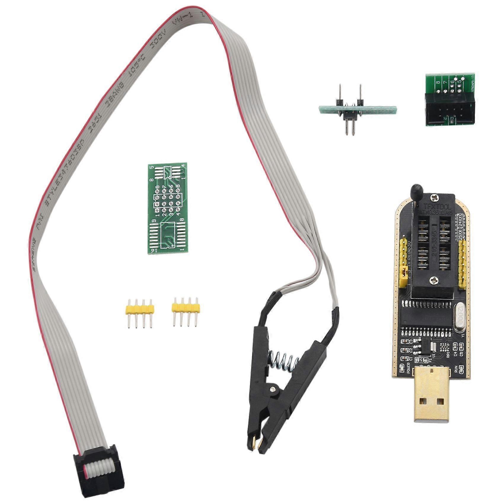 SOP8 SOIC8 Testclip für EEPROM 25CXX / 24CXX mit CH341A 24 25 Serie EEPROM Flash Bios USB Progra