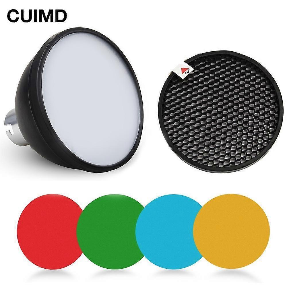 AD-S11 Renkli Jeller Filtre Petek Izgara + AD-S2 Witstro AD-360 II AD360II AD180 AD200 için Standart Reflektör Yumuşak Difüzör