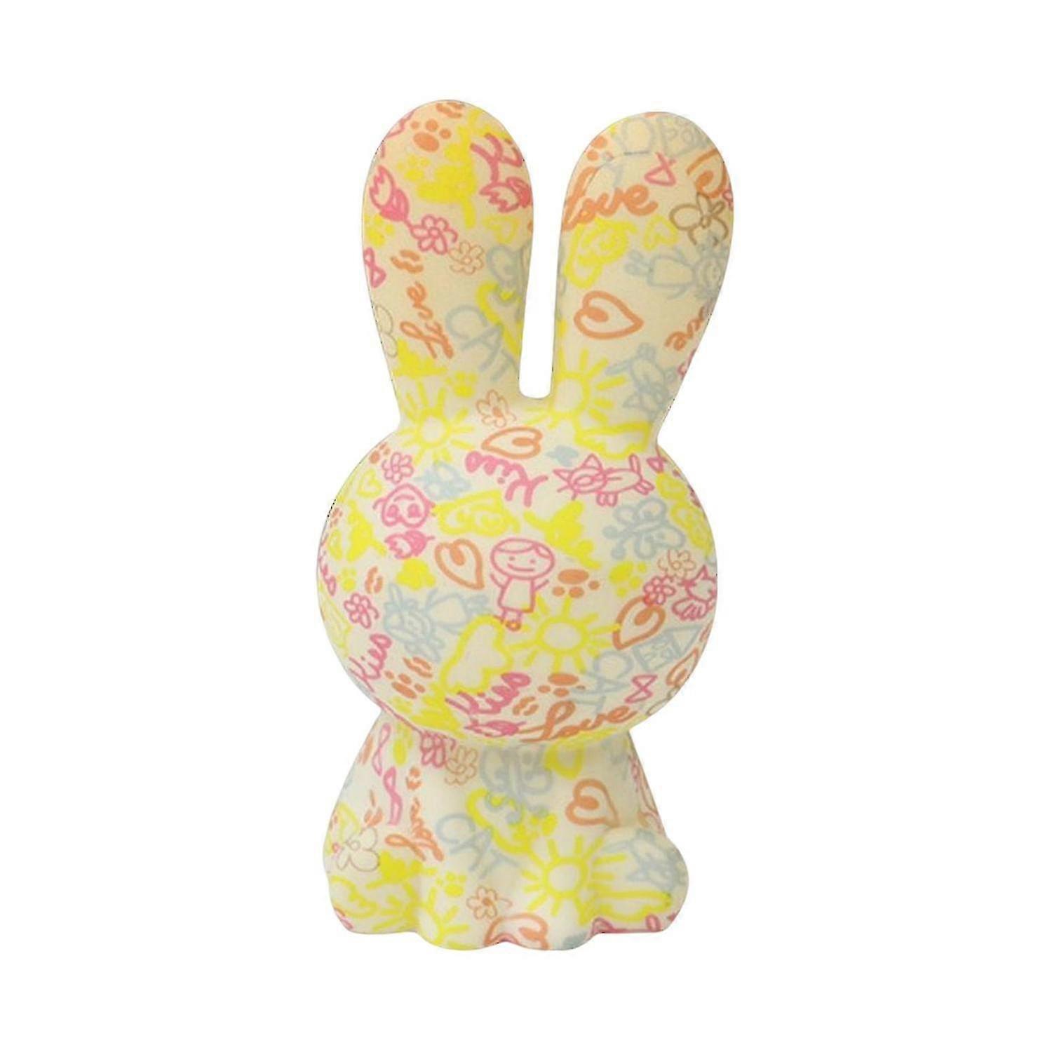 Creative Usb Led Rabbit Night Light Bedside Table Lamp Kids Room Touch Cute Gift