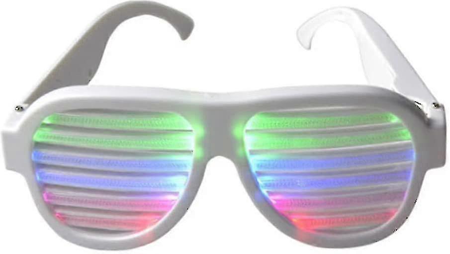 Up Shutter Glasses- Sound Reactive - Usb Recharable Rave Glasses - Ed