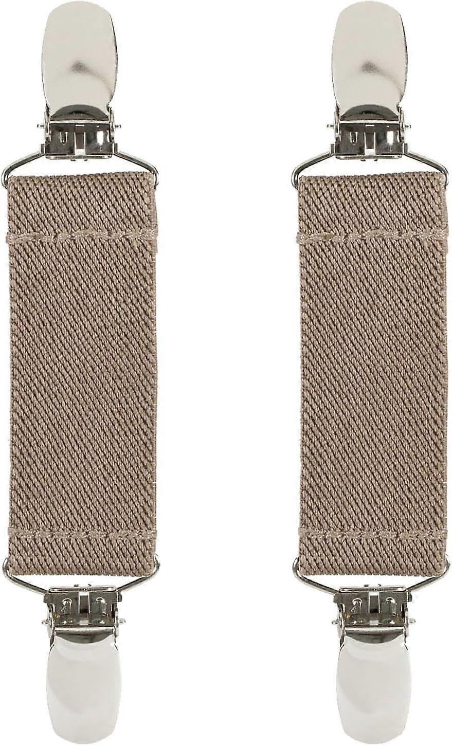 1 Boot Straps Leg Pant Stirrup Elastic with Extra Heavy Clips(Tan),2024 Ping