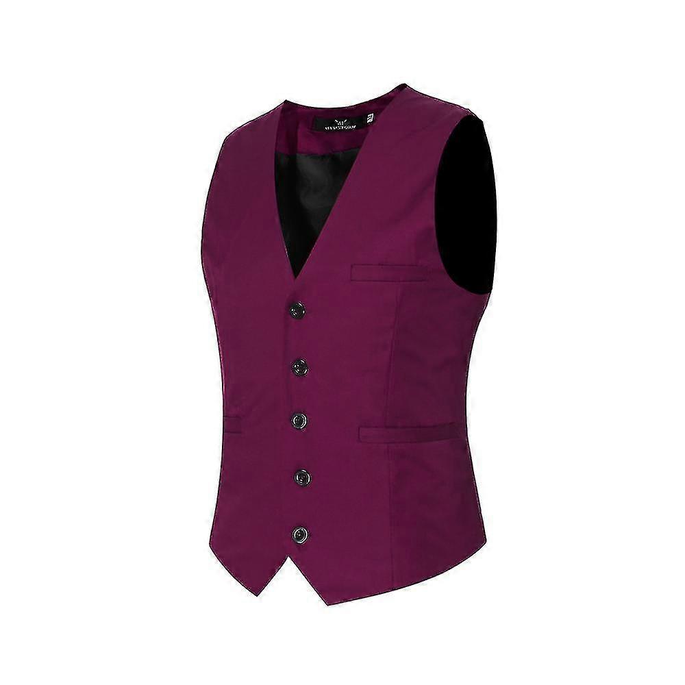 Ανδρικό Κοστούμι V-neck Vest Cotton Slim Four Seasons Vest (Ruipei)