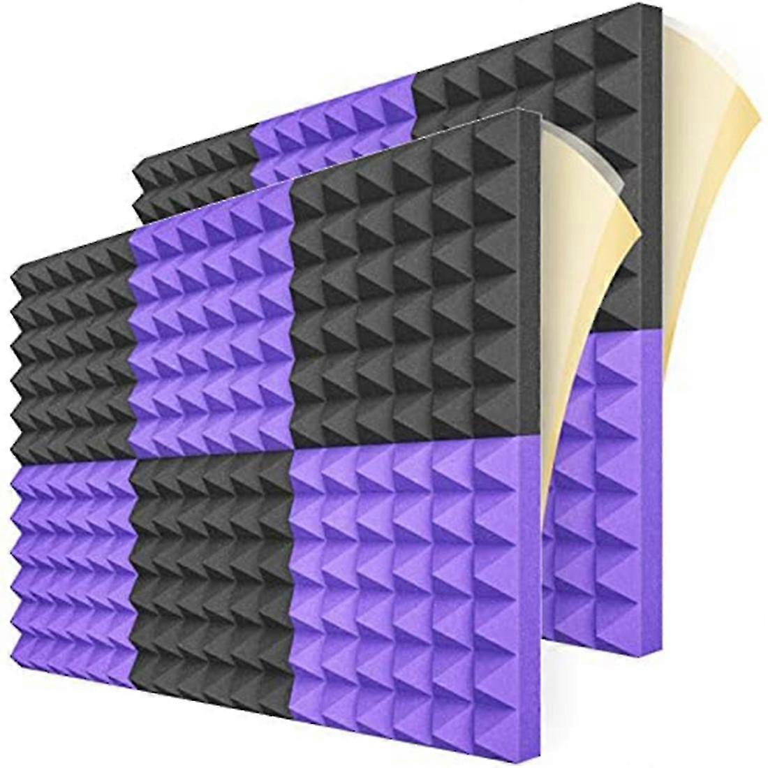 12 Pack Sound Proof Foam Panels,acoustic Foam Panels High Density Sound Absorption Pyramid Studio T -Suzuka