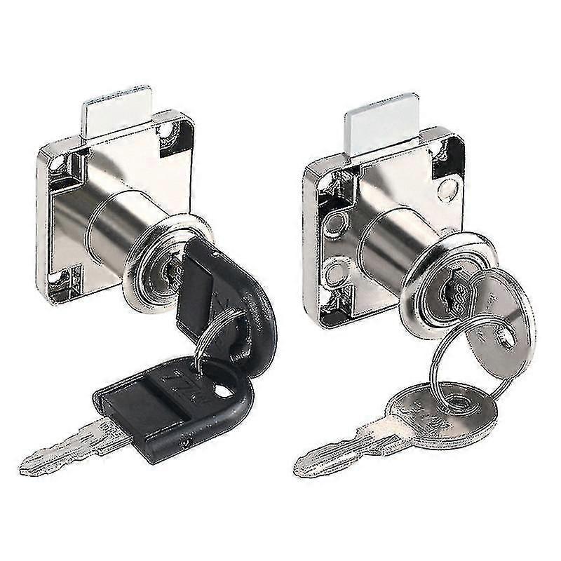 2pcs Cabinet Lock With 2 Keys For Cabinet Door
