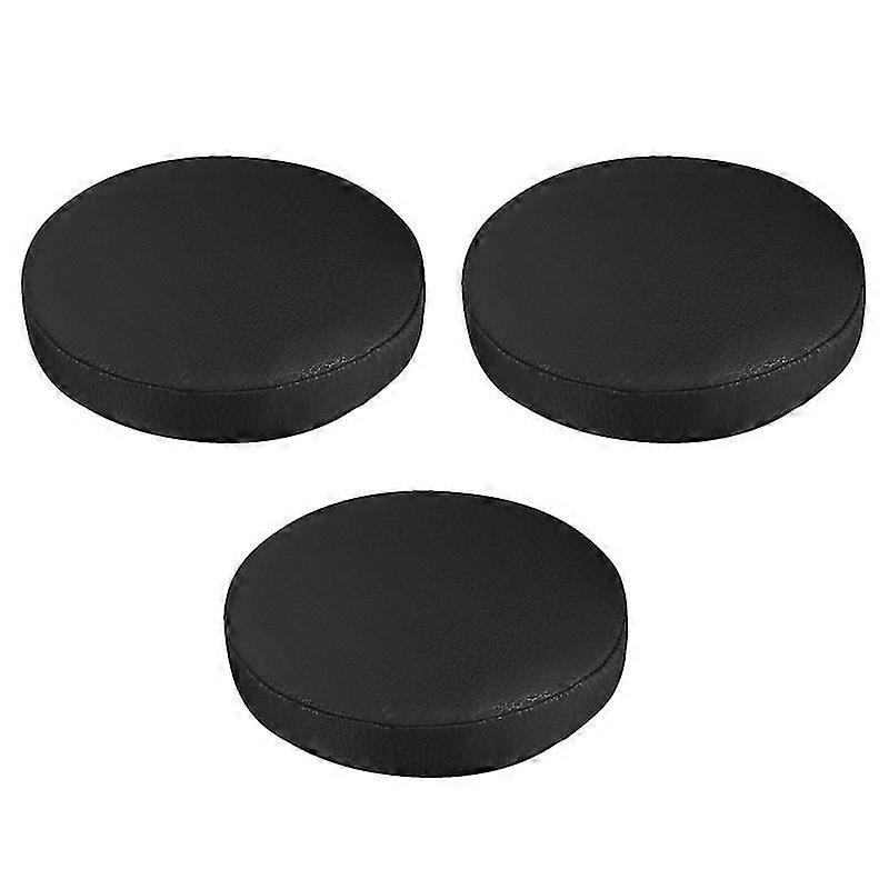 3pcs Black Stretch Stool Covers Round Shape Stool Covers Black Stool Covers