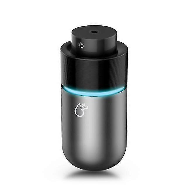 Bil Diffusor Bil Luftfugter, Usb Æterisk Olie Diffusorer 200ml Stor kapacitet Aromaterapi Diffusor (sortgrå)