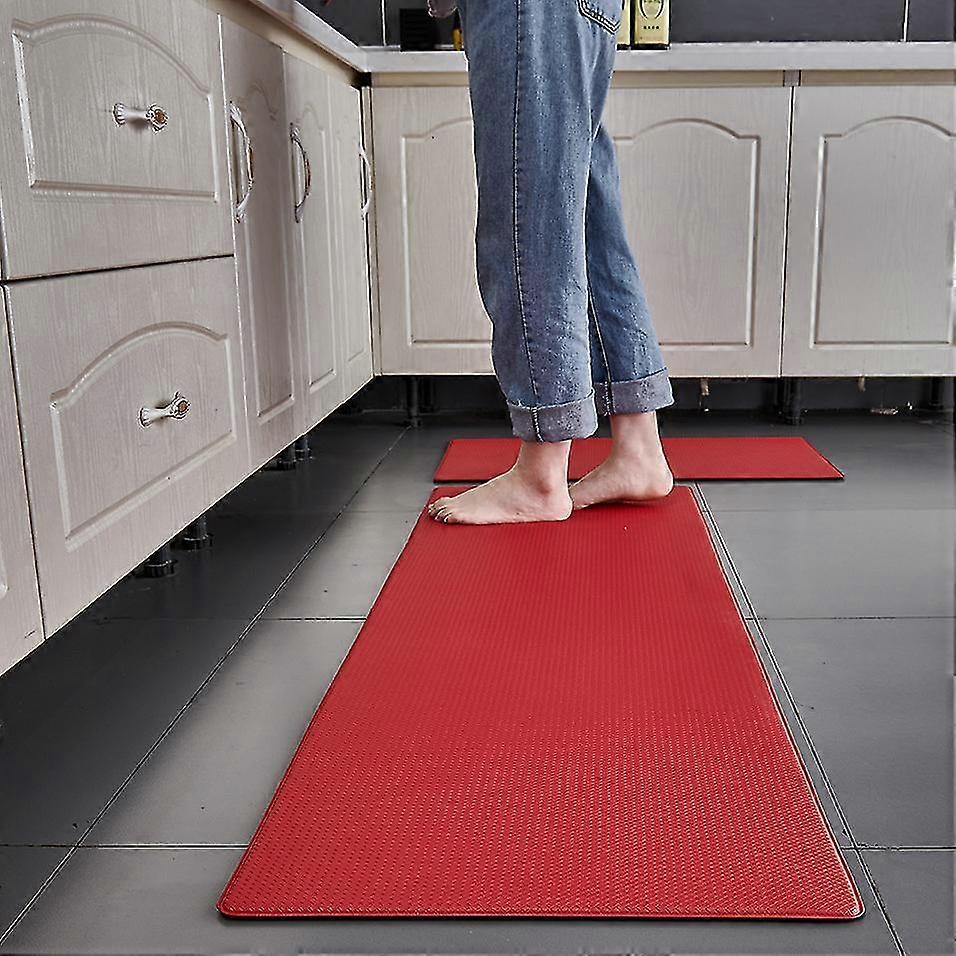 Kitchen Mats,Non Skid Waterproof,Anti-fatigue Thick Cushioned Floor Rug