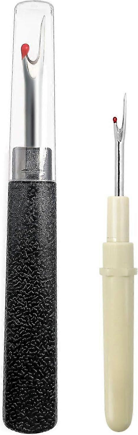 2pcs Seam Rippers, Sharp Sewing Seam Thread Remover Stitch Unpicker With Ergonomic Handles For Needle Work Patterns And Sewing Clothes