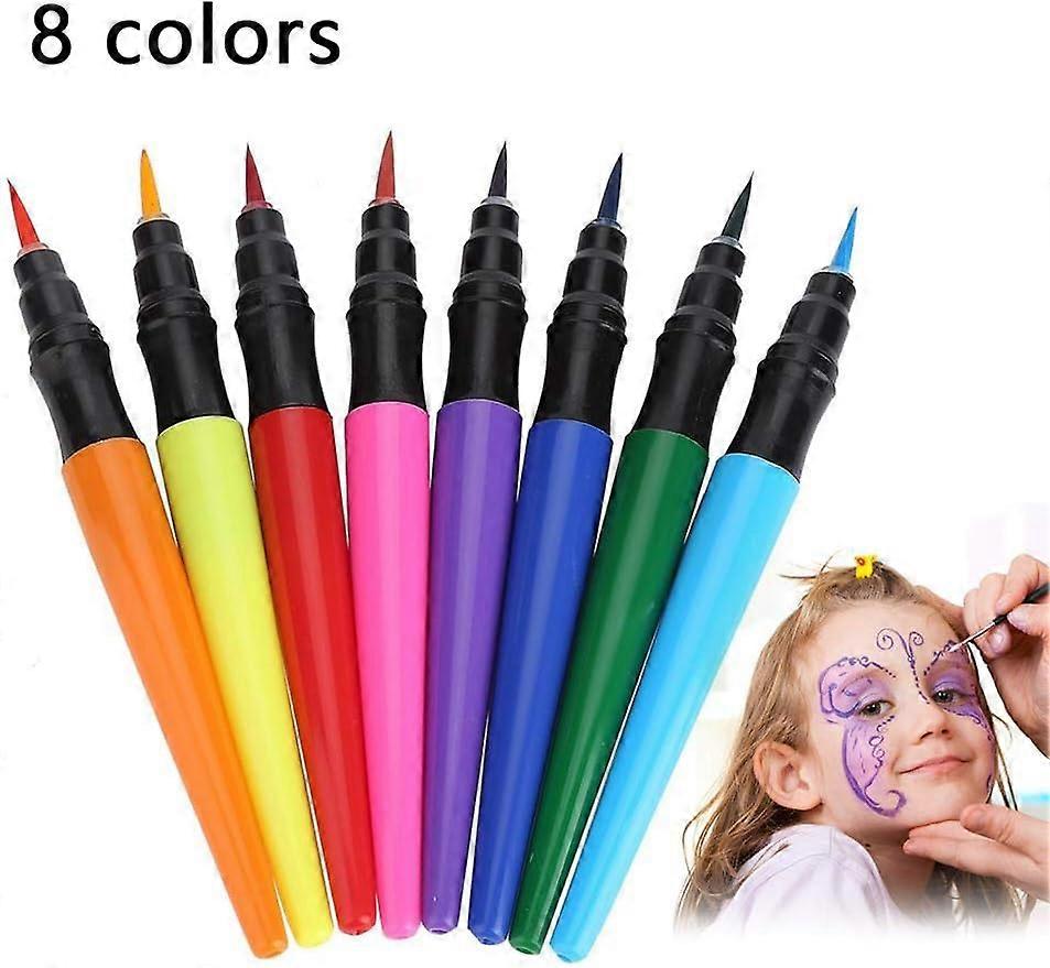 Face paint, paint crayons 8 non-toxic face and body crayons for d