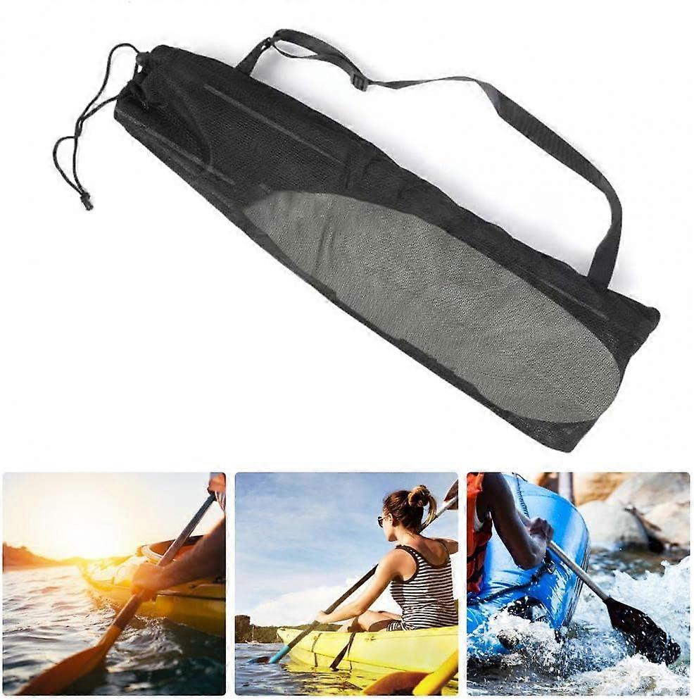 Drawstring Mesh Kayak Paddle Bag, Portable Paddle Bag, Adjustable Shoulder Strap Paddle Storage Bag,Canoe, Sup- Stand Up Paddle 69*22cm