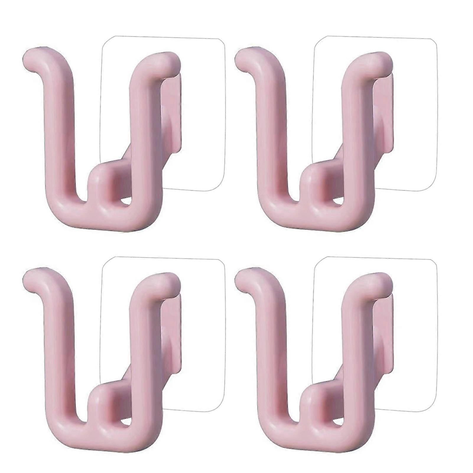 4Pcs Slippers Rack Wall-Mounted Self-Adhesive No Punching Bathroom Simple Slipper Hook Household Stuff KAESI