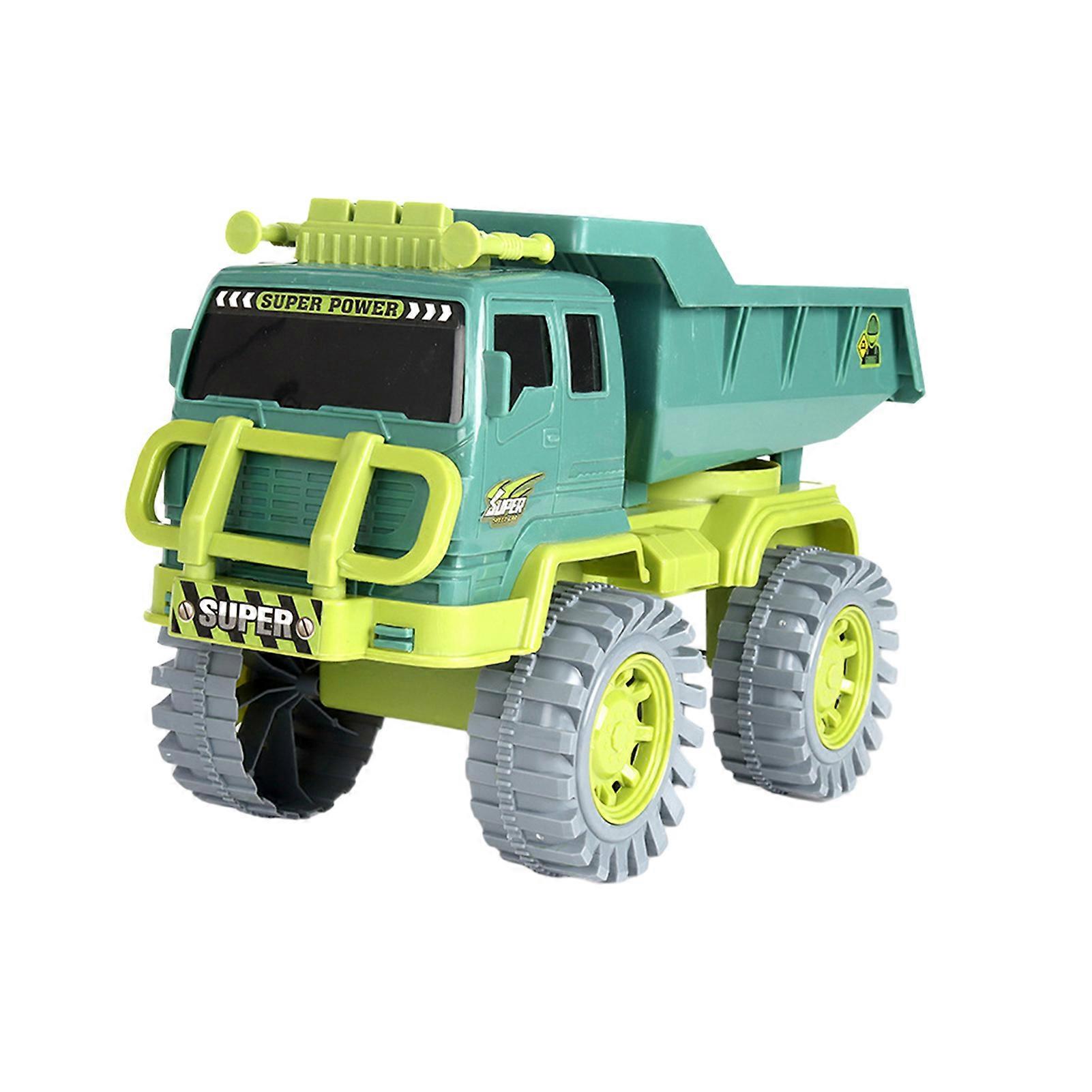 Kids Engineering Truck Toy Simulation Excavator/Dump/Mixer Truck Model Toy Flexible Arm Moveable Glide Forward Vehicle Toy Baby Beach Truck Sand Toy C
