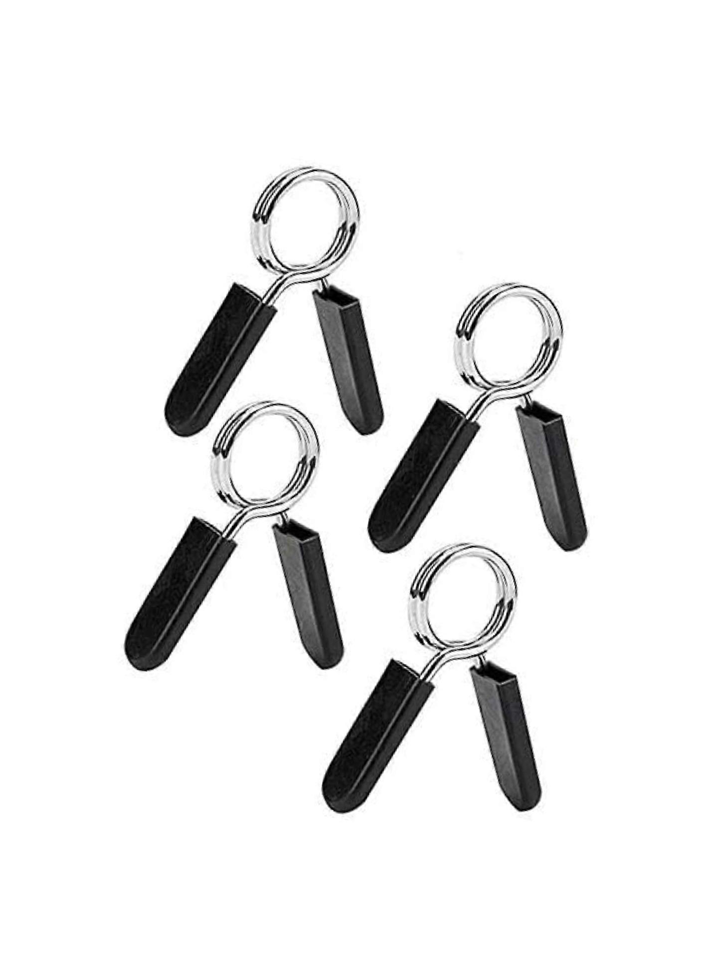 Spring Clip Collars, 1 Inch Barbell Clamps for Locking 1'' Diameter Bar Clip Clamps for Dumbbell Ordinary Barbell Spring Lock Collars for Weightliftin