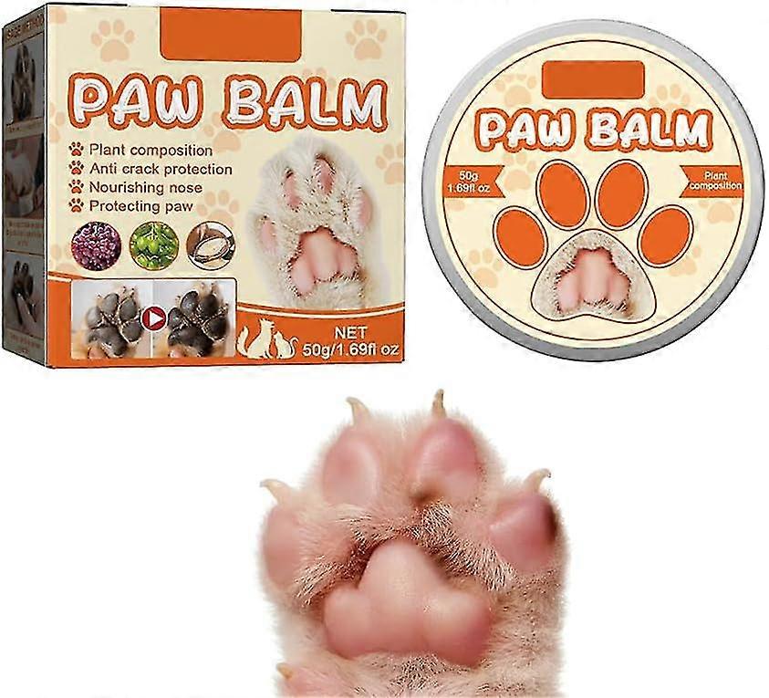 保湿狗爪膏，适用于干燥破裂的狗爪，自然护理狗爪，狗爪蜡，防止爪子破裂