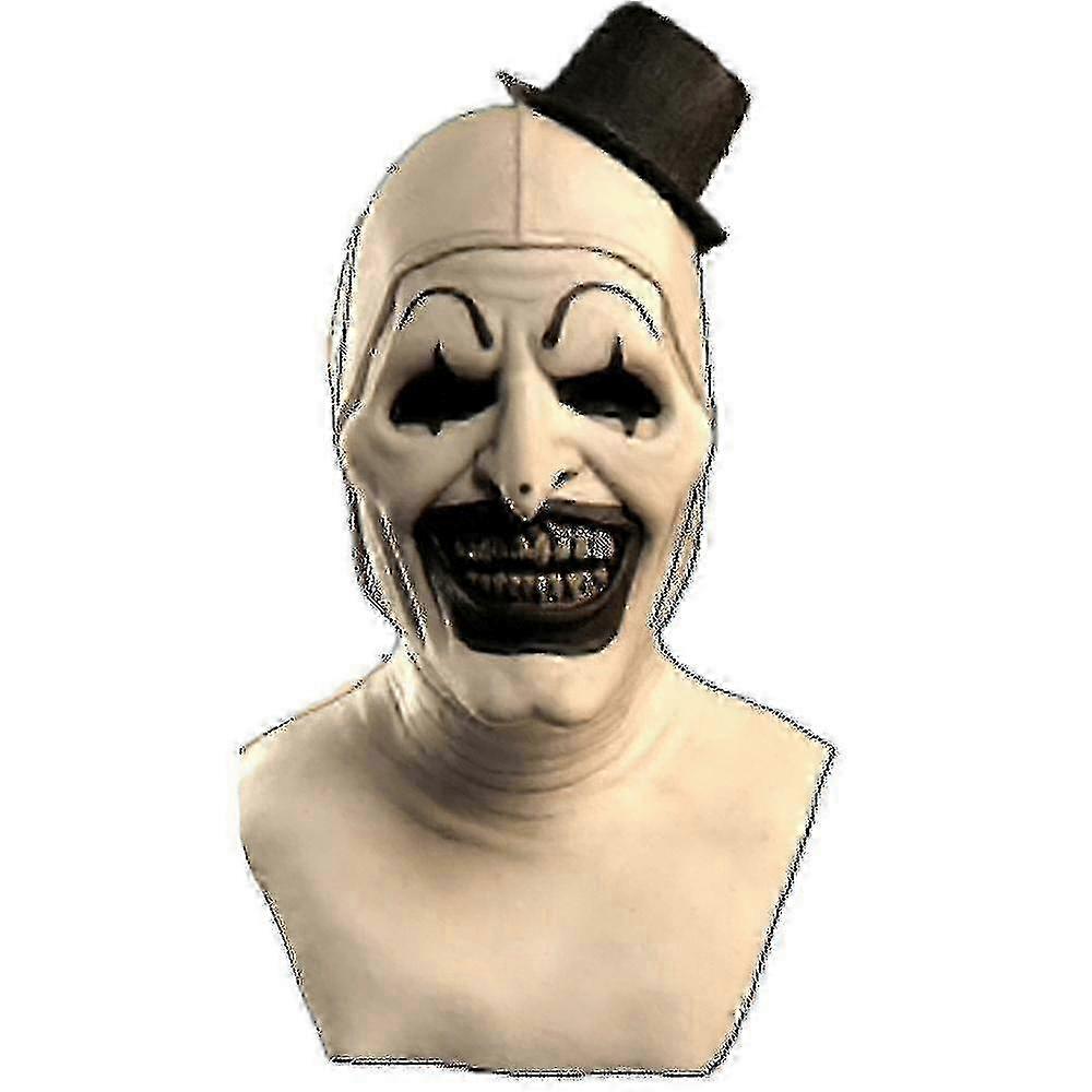 Cgmgtsn Felnőttek Terrifier 2 Art A bohóc cosplay jelmez jumpsuit kalap ruhák Halloween karneváli öltöny