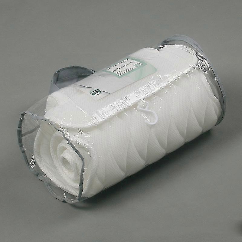 Materassino Per Vasca Da Bagno Navaris - Con Cuscino Integrato, Ventose E Mesh Traspirante, Bianco - Foto 9