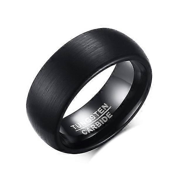 Black Ttitanium Steel Rings For Men