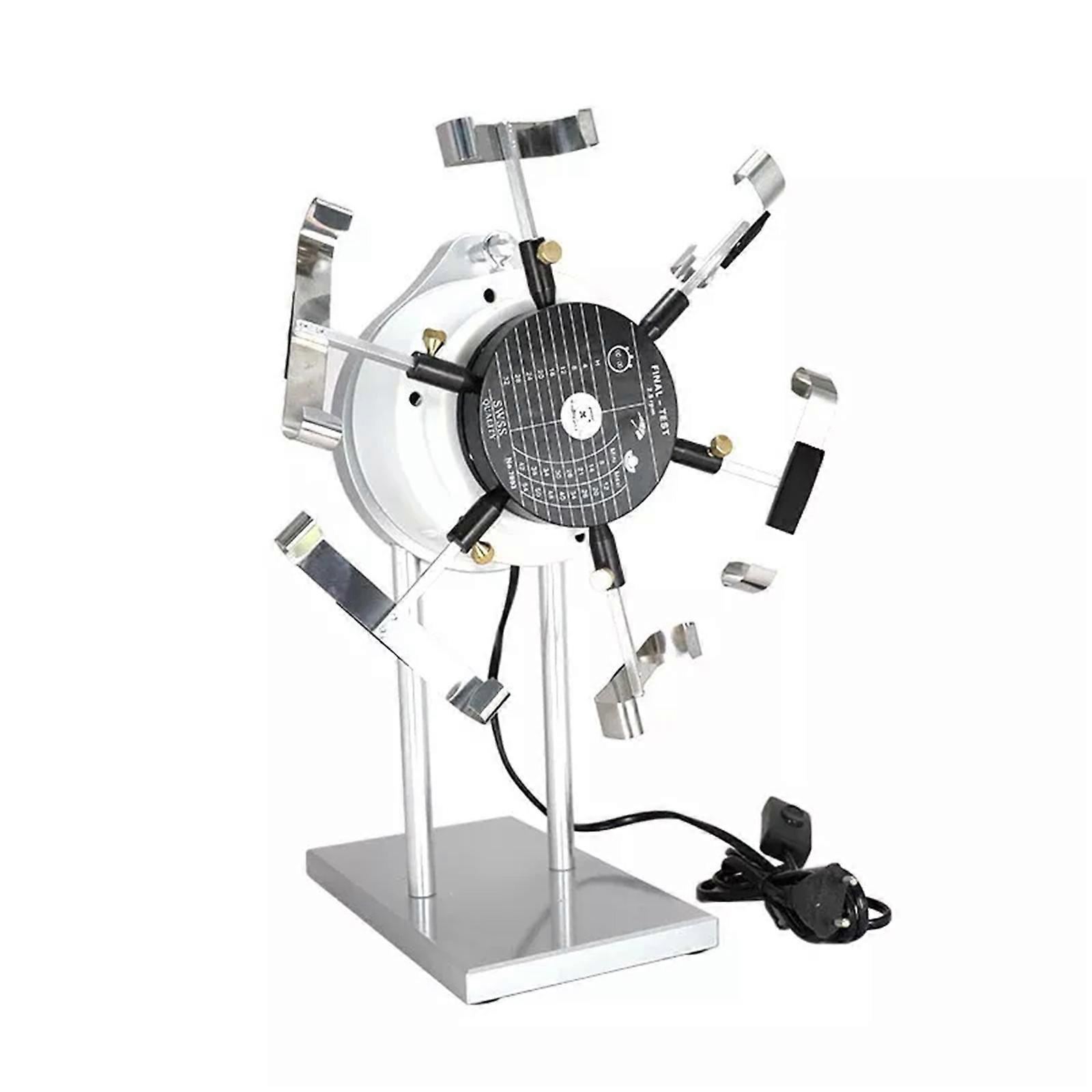 6-Watch 110V Automatic Winder & Tester - High-Quality Metal Alloy Stand for Watchmakers & Enthusiasts