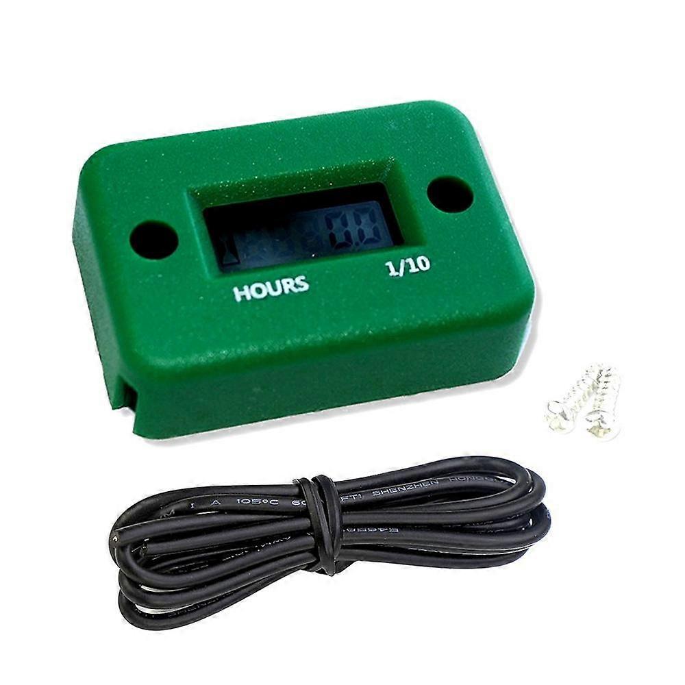Waterproof Digital Hour Meter DisplayLCD Portable Engine Hour Meter for Motorcycle/Boat Engines~28233