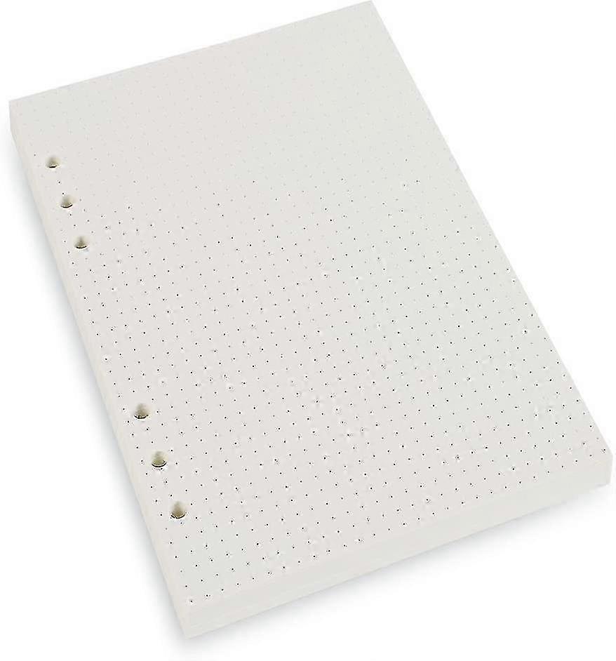 A5 6-Ring Binder Refill Paper 45 Sheets 90 Pages Dot Grid for Filofax Planner