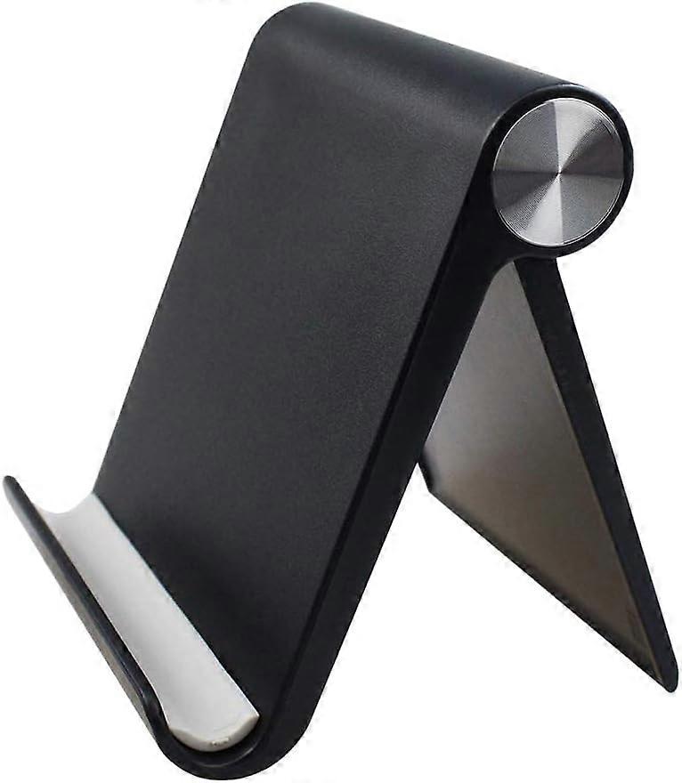 Mobile Phone Holder, Desktop Mobile Stand and Tablet Stand Holder with Adjustable Angle (White)