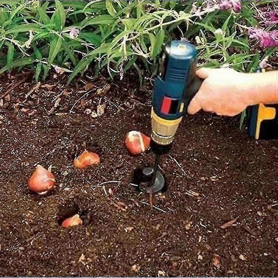 4 Sizes Garden Auger Drill Bit Tool Spiral Hole Digger Ground Drill Earth Drill