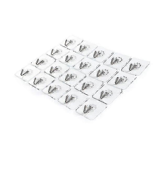 Heavy Duty Self-adhesive Wall Hooks (20-pack)