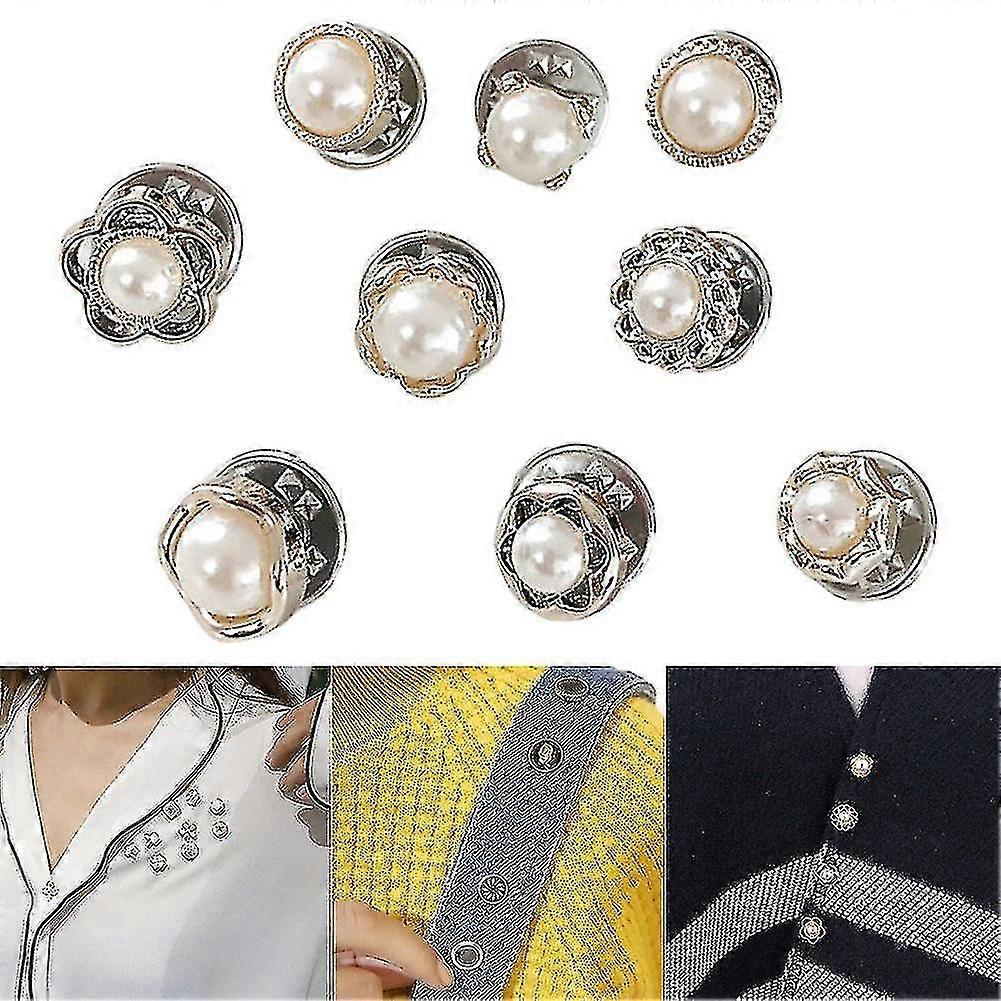 10pcs Prevent Accidental Exposure Buttons Brooch Pins Badge