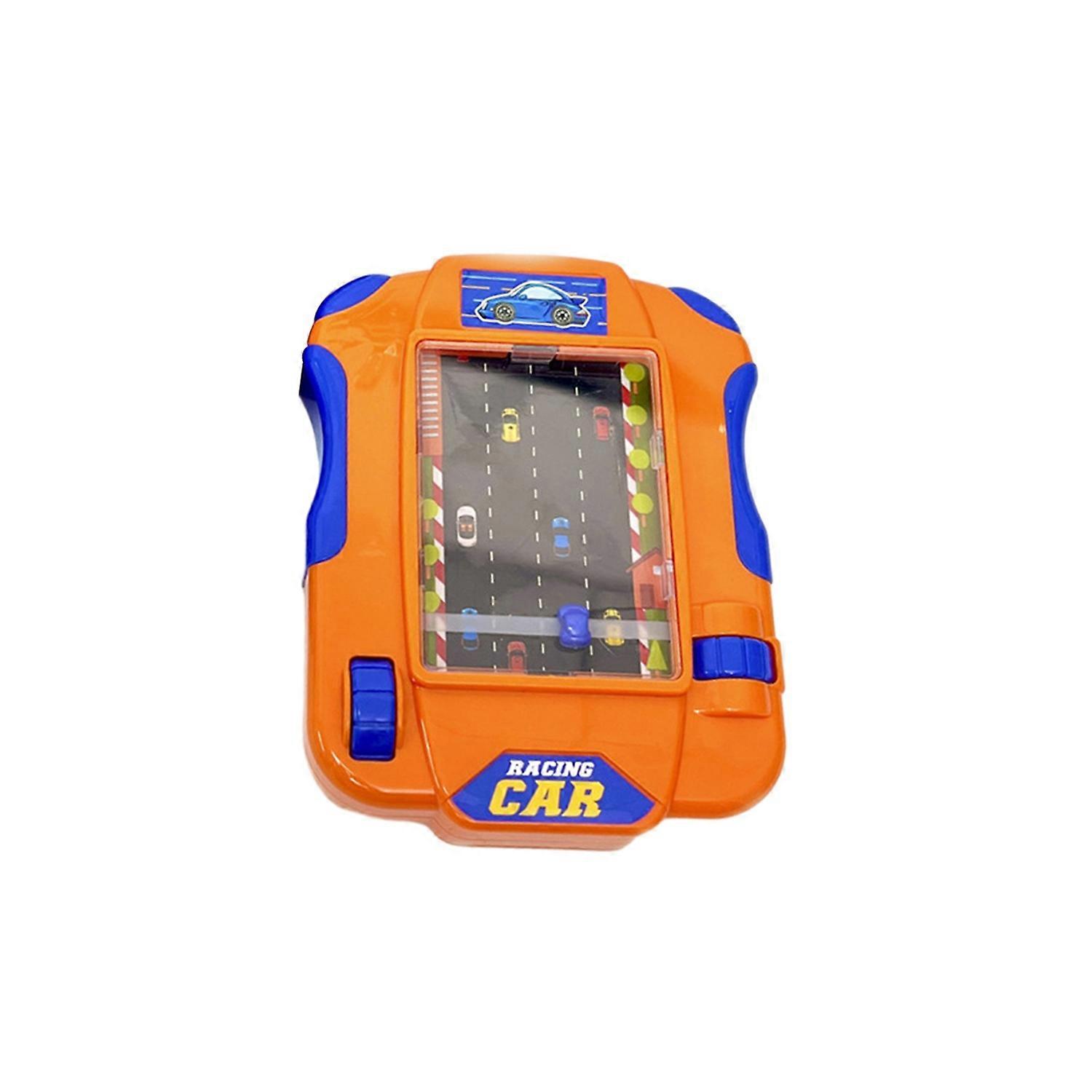 Children Handheld Games Console Toy Interesting Avoid Obstacles Racing Car Adventure Level Game