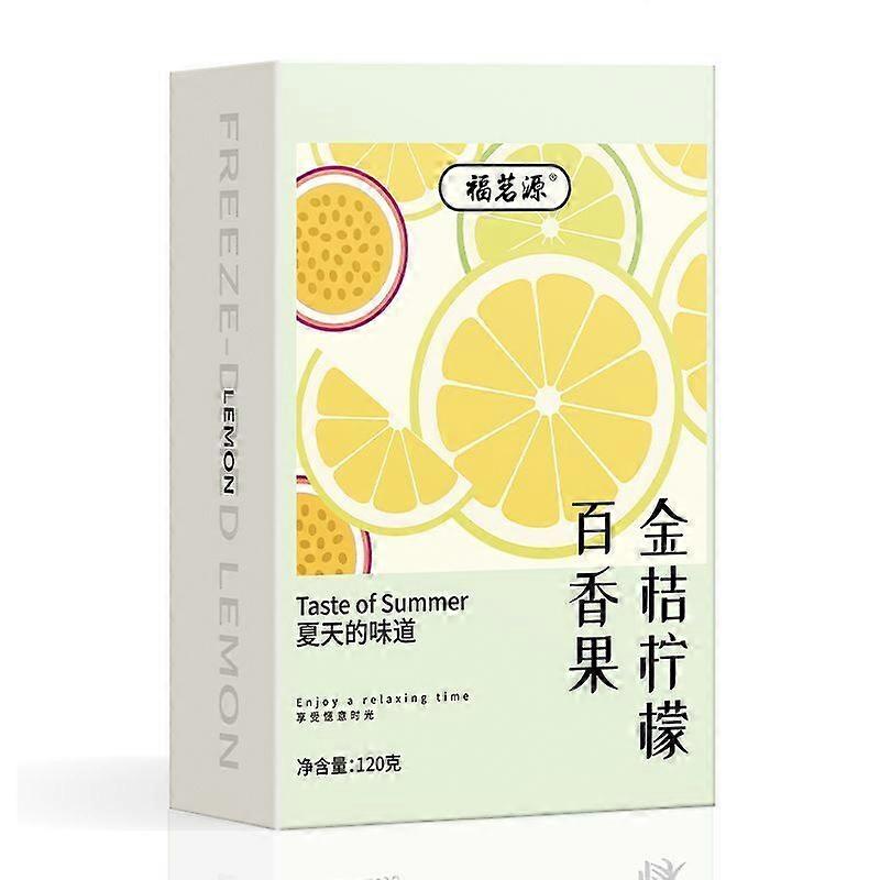 120g Kumquat Zitrone Passionsfrucht Tee Früchtetee Honig Gefriergetrocknete Zitronenscheibe