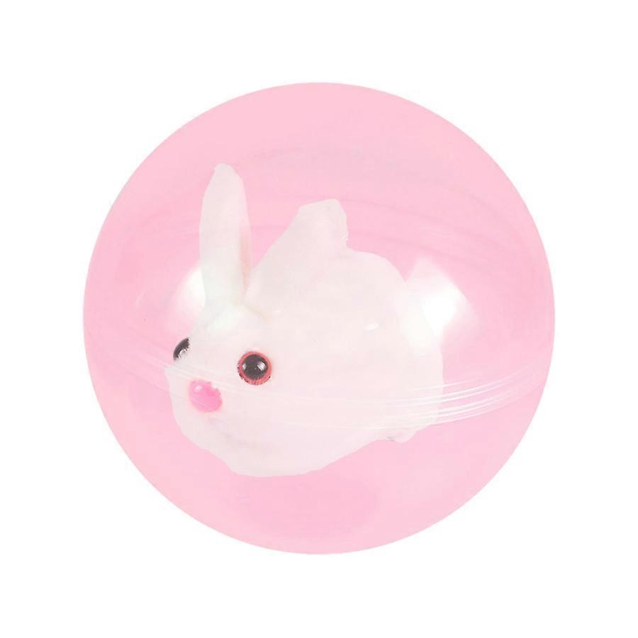 Auto Rolling Hamster Ball for Cats - Bunny Deluxe Edition with Colorful Shell