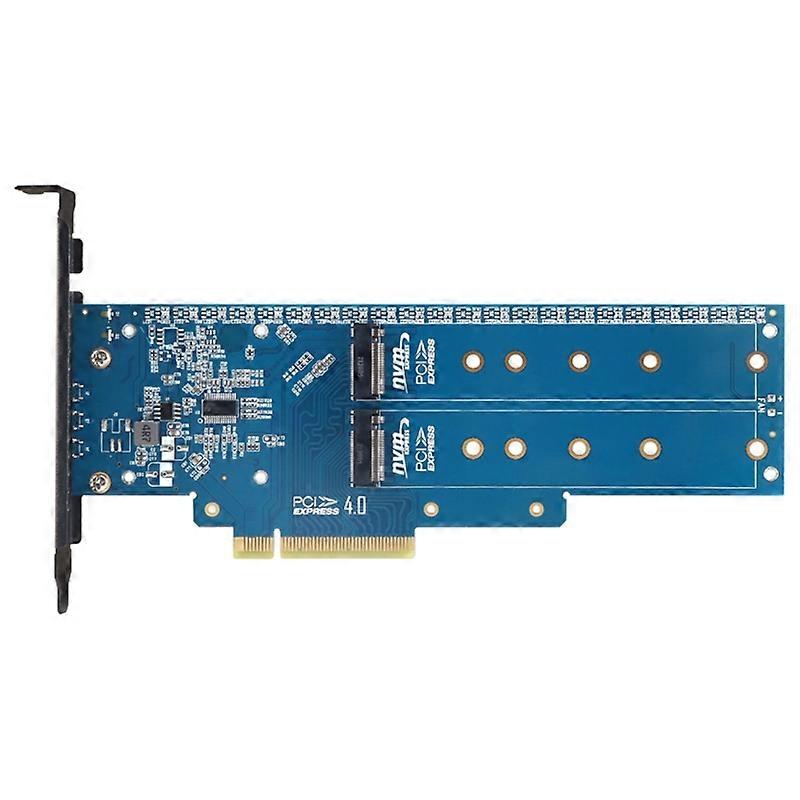 for M.2 PCI-E X8 Dual Interface Riser Card for M.2 to PCI-E SSD Expansion Adapte
