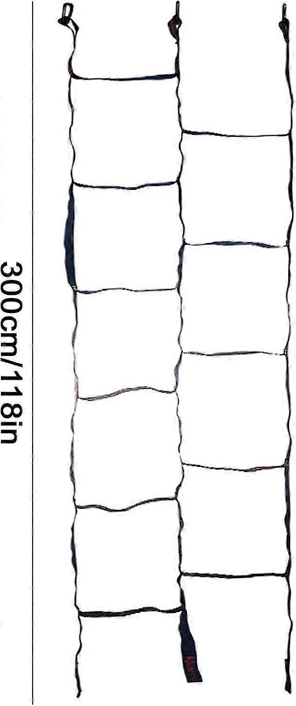Climbing Rope Ladder for Kids - Upgraded Fire Training Soft Ladder - Outdoor and Indoor Escape Tool
