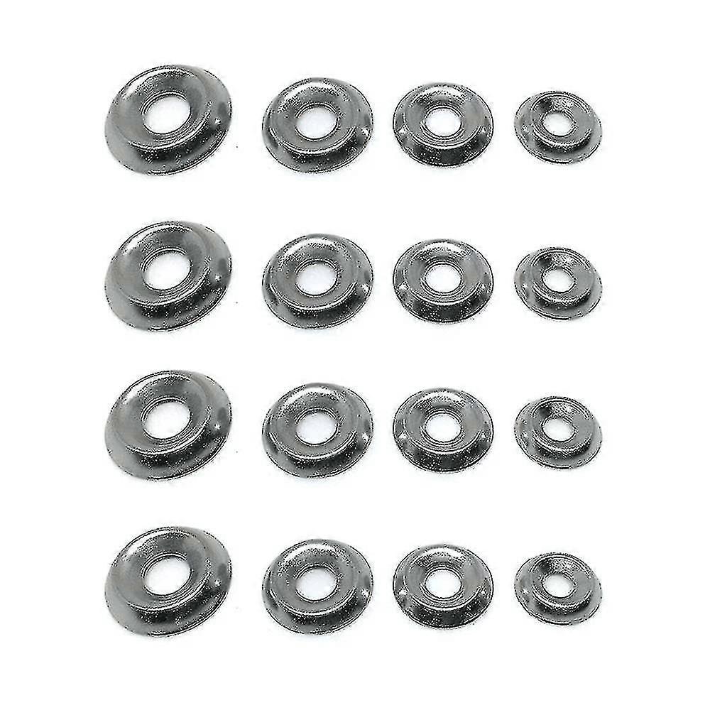 Metal Washers 200 Piece Countersunk Head Washers Stainless Steel Washer M3 M4 M5 M6 Rosette Washers