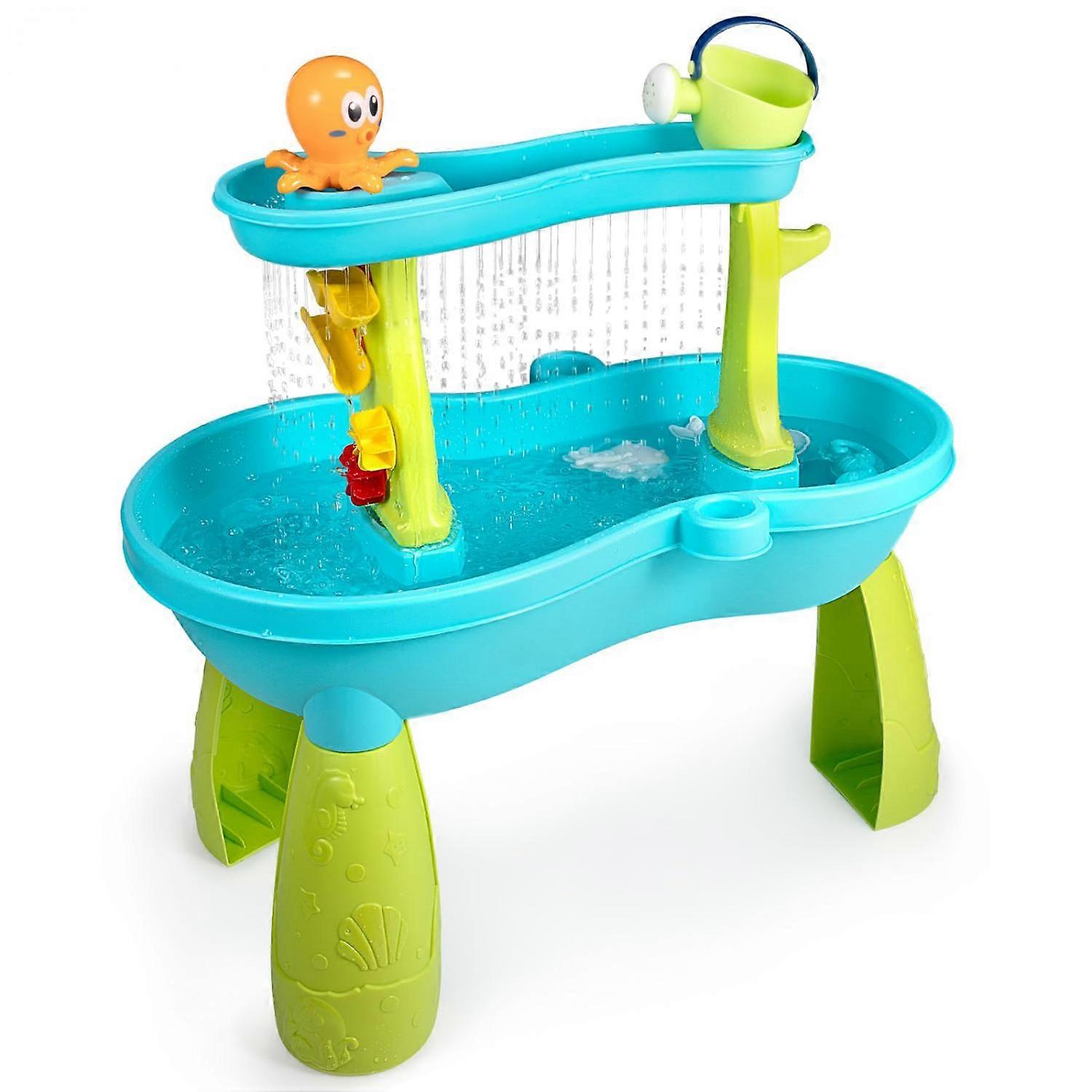 Sand And VATOS 3-Tier Sand Water Table For Girl, 36PCS Sand Table