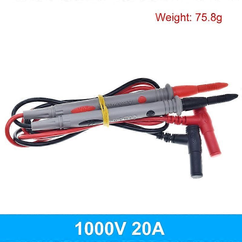 Multimeter Test Leads Universal Cable AC DC 1000V 20A 10A CAT III Measuring Probes Pen for Multi-Meter Tester Wire Tips
